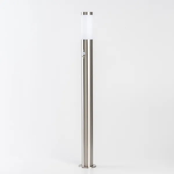 BRILAGI - Kültéri lámpa mozgásérzékelővel ELIA 1xE27/20W/230V IP44 100 cm króm