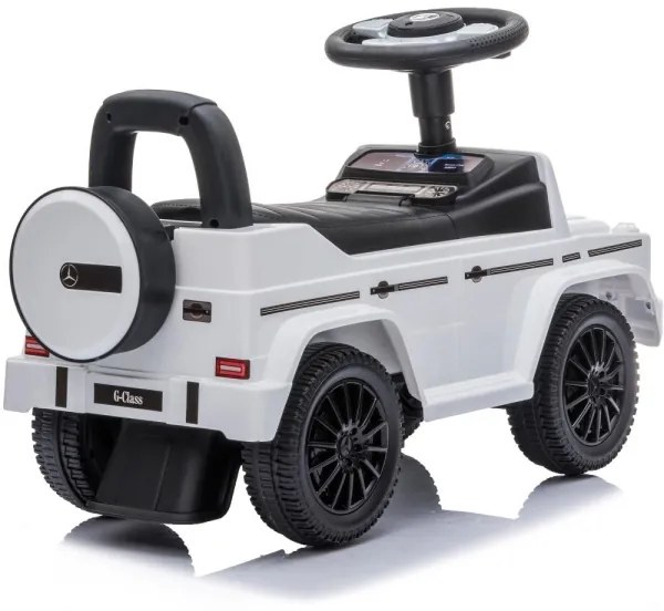 Push autó Mercedes G350d 2xAA fehér/fekete