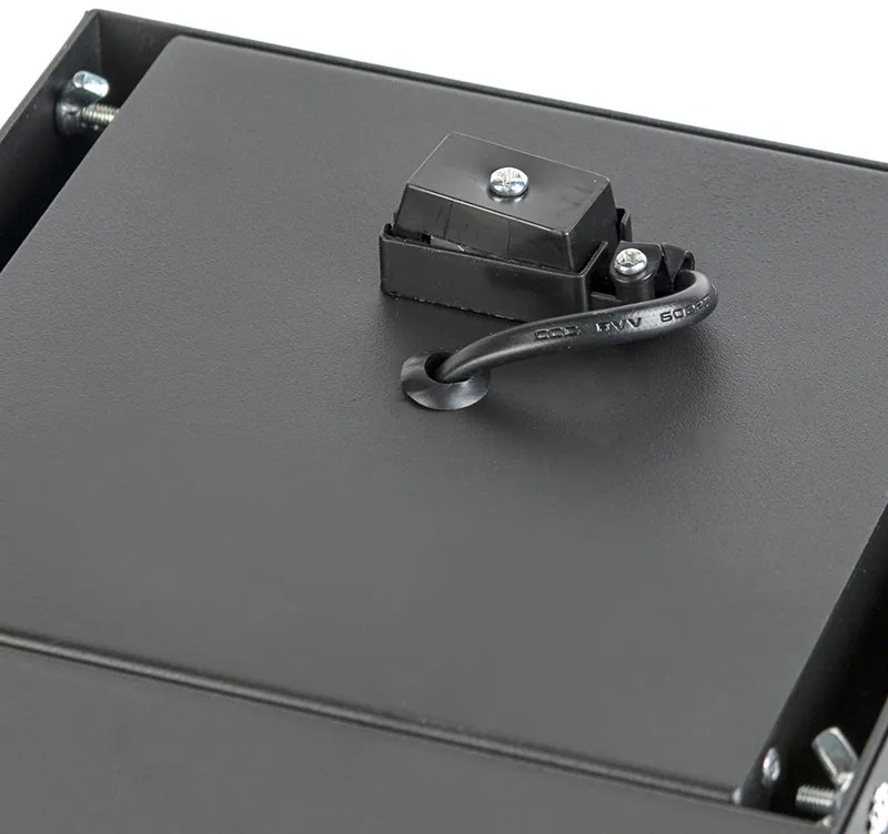 6 darabos süllyesztett spotlámpa készlet fekete AR111 dönthető és forgatható keret nélküli - Oneon