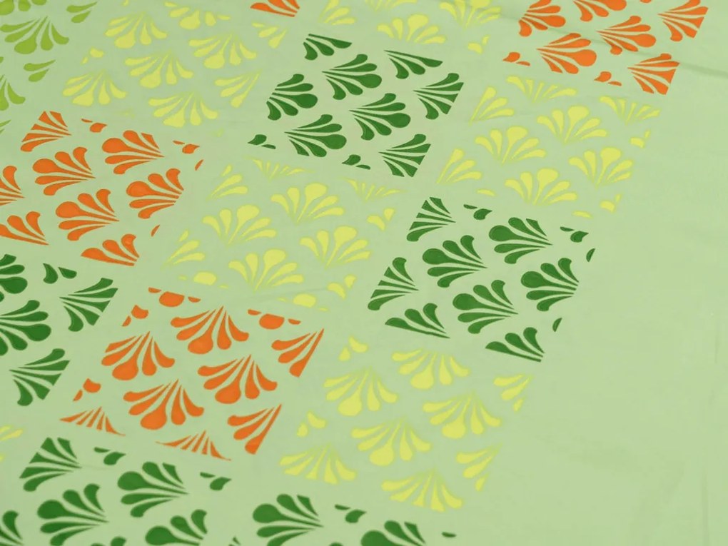 Mikroszatén ágyneműhuzat VELLARI, zöld Ágyneműhuzat mérete: 70 x 90 cm | 140 x 200 cm