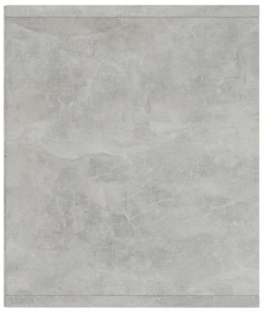 betonszürke szerelt fa könyv-/TV-szekrény 36 x 30 x 143 cm