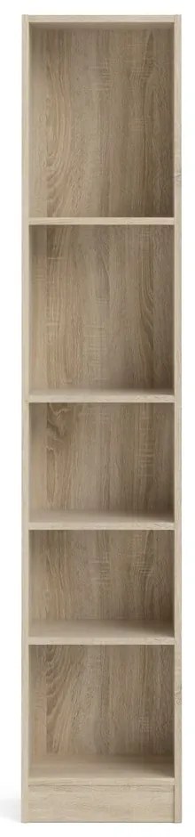 Basic könyvespolc tölgyfa dekorral , 41 x 203 cm - Tvilum