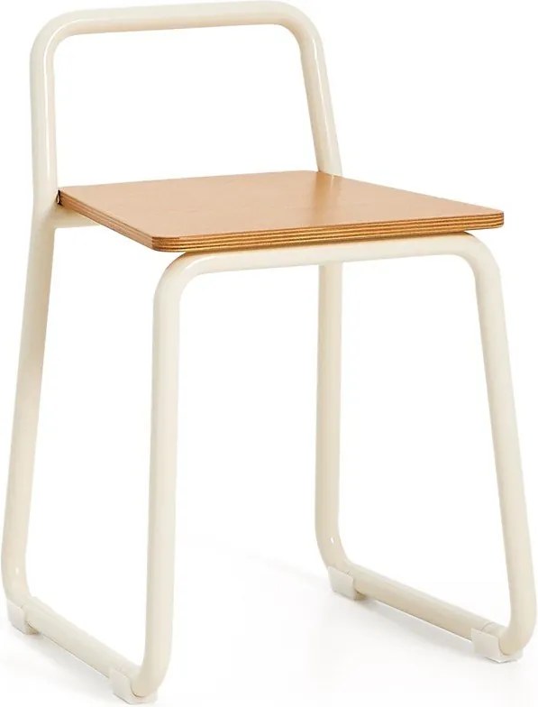 Bézs fém gyerek szék Tinn – Kave Home