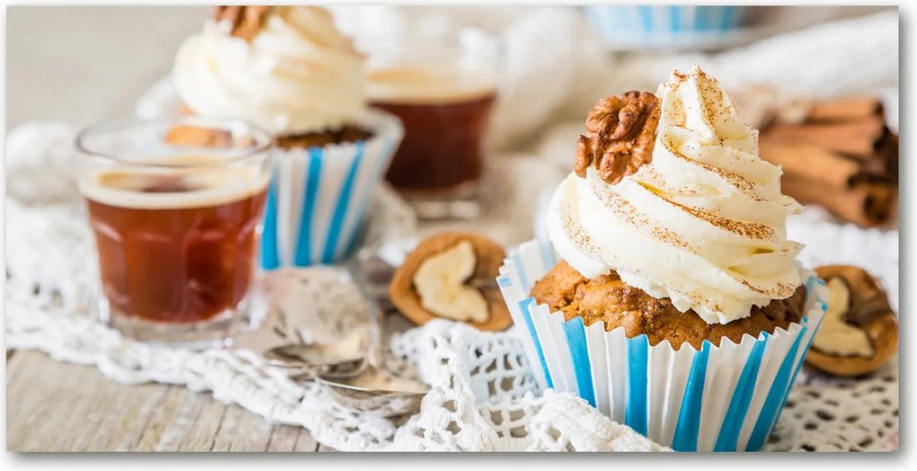 Fotó kép edzett üveg muffin 140x70