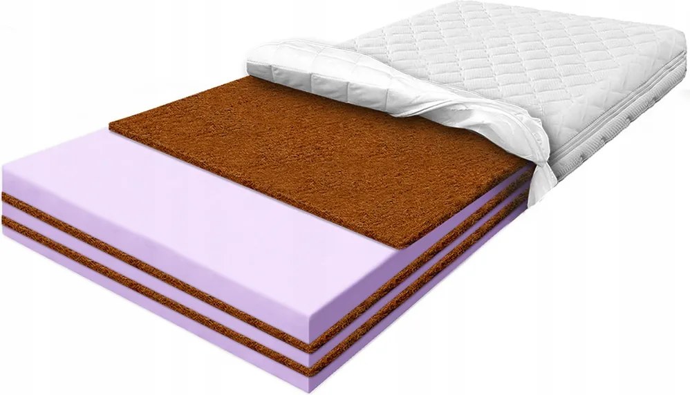 Habszivacs matrac 130x170 ortopéd kemény H5 antiallergén 18 cm