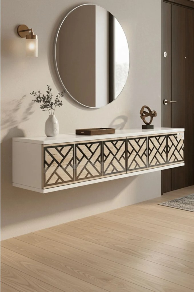 Arex 120 - White, Silver, Travertine