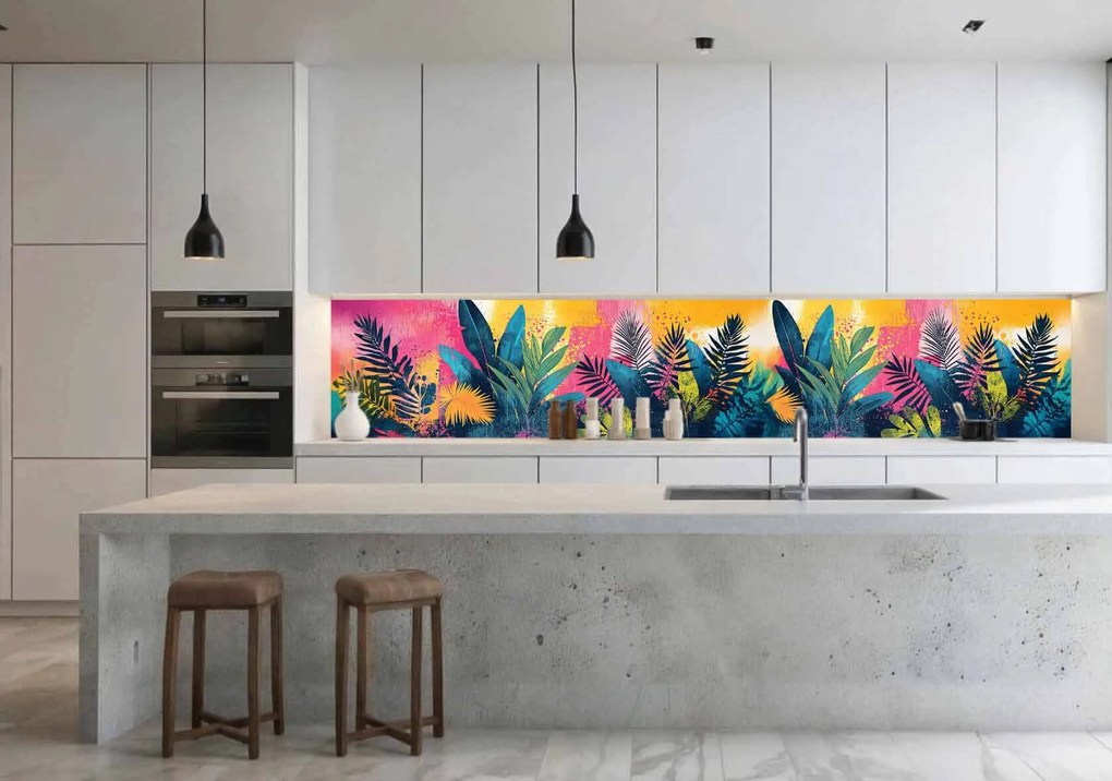 Wallplex konyhahátfal Exotic (Méret: 60x300)