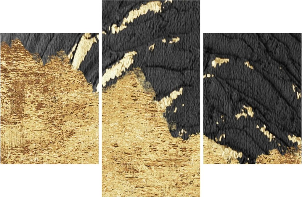 Kép - Arany szerkezet N⁰1 (90x60 cm)