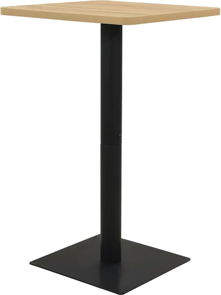 vidaXL tölgyfa színű bisztróasztal 78,5 x 78,5 x 107 cm