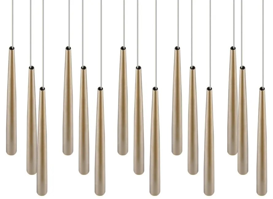 Aranyszínű LED függőlámpa Cala – Trio Select