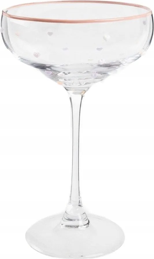 Amanti pohár szívecskés martinival 0,2 l Homla