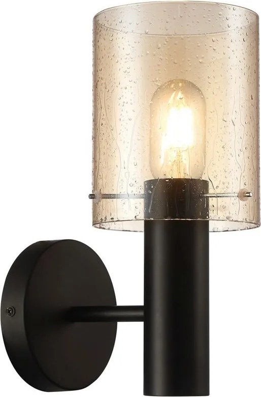 Italux SARDO RAIN WL-5581-1A-BK+RNAMB Fali lámpa 1x40W/E27 IP20