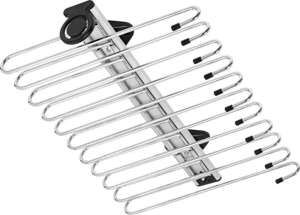 Függesztett Nadrágakasztó Króm AM015 Amix Golyós Vezetősín