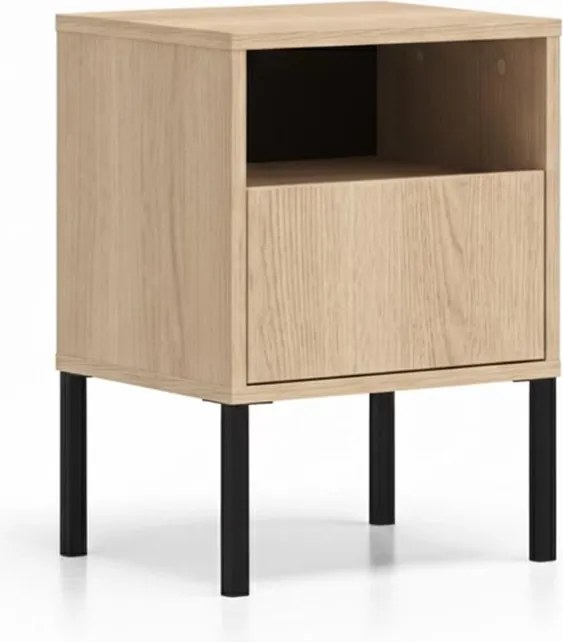 Harmona fiókos éjjeliszekrény 40 cm - lindberg tölgy