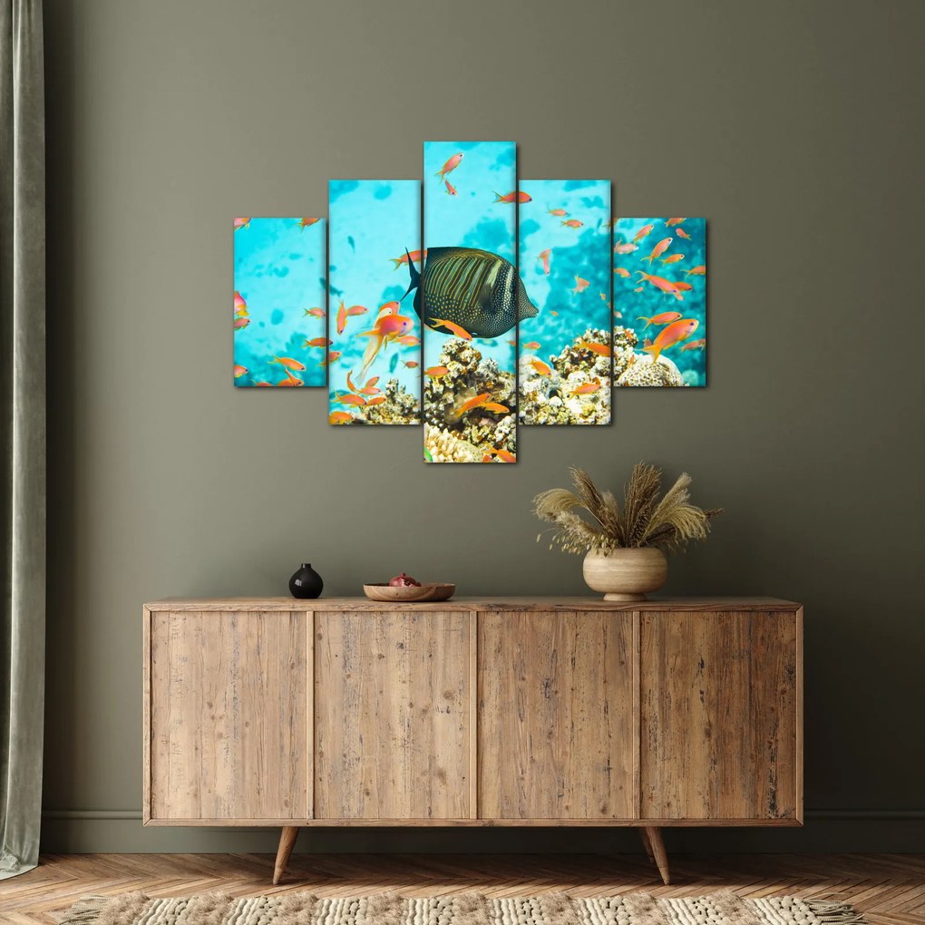 A víz alatti világ képe (150x105 cm)
