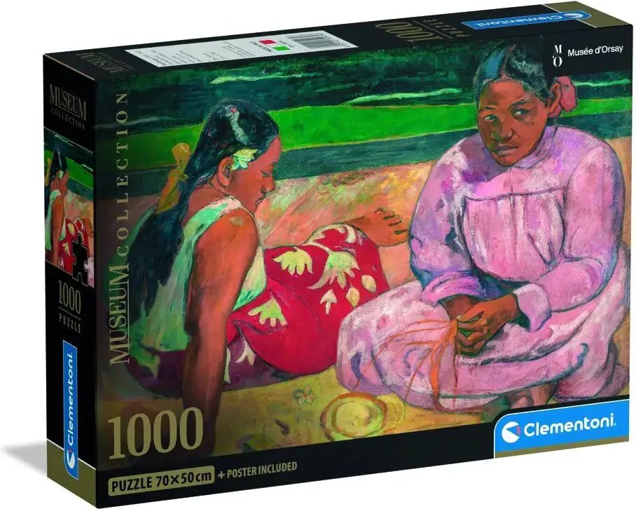 Művészet Tahiti asszonyok Gauguin 1000 db-os Compact puzzle Clementoni