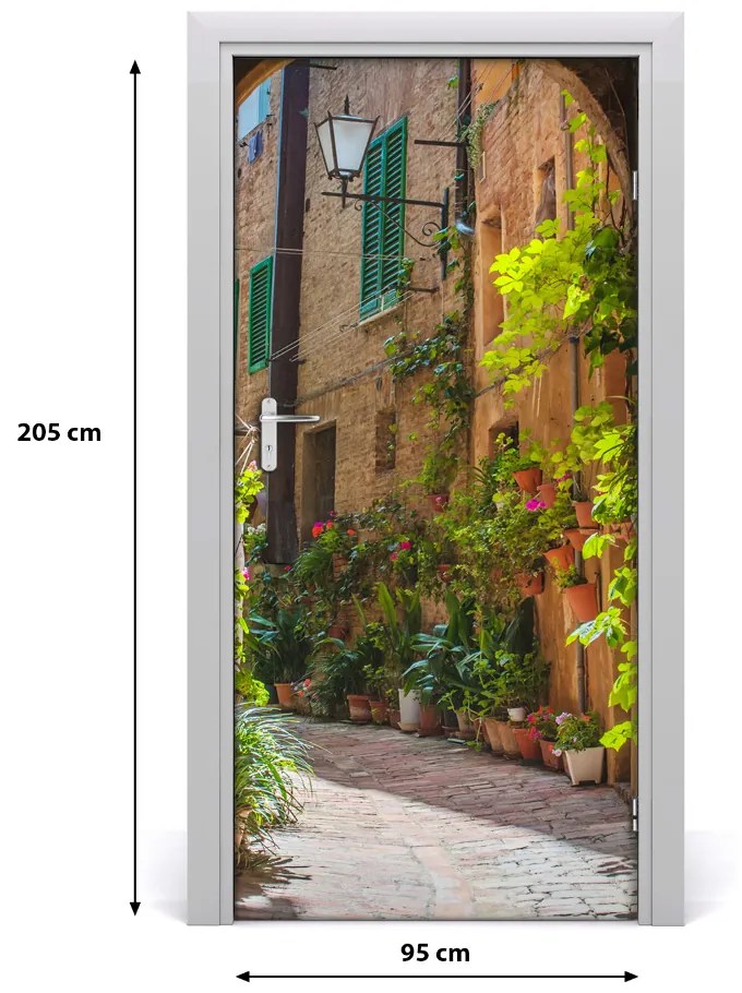 Poszter tapéta ajtóra Old street 85x205 cm