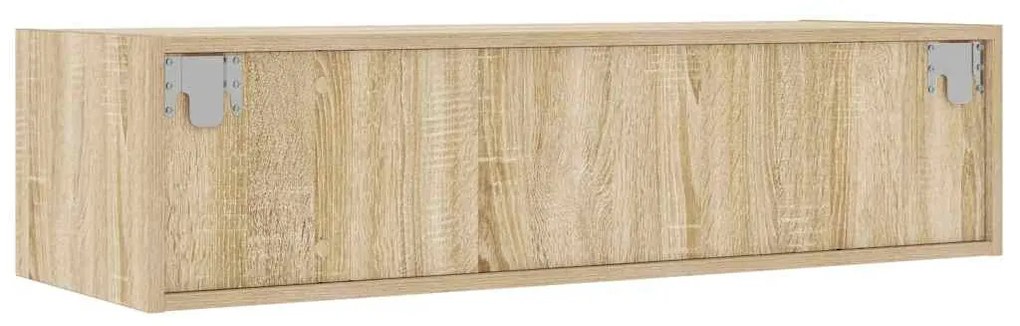 TV szekrény LED világítással sonoma tölgy 100X35,5x25 cm