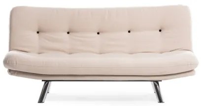Kétszemélyes kihúzható BAKU kanapé, krémszínű