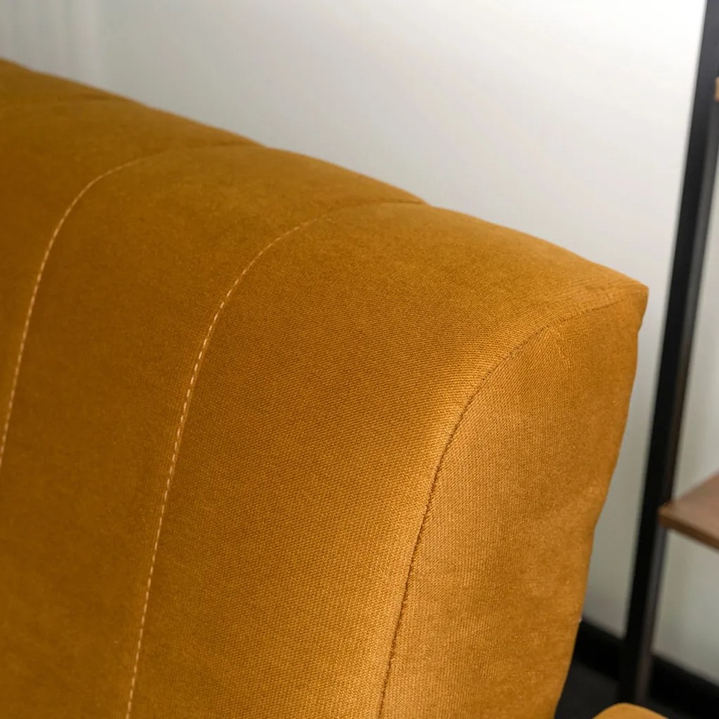 Zestaw 2x Sofa PORTO Musztardowa