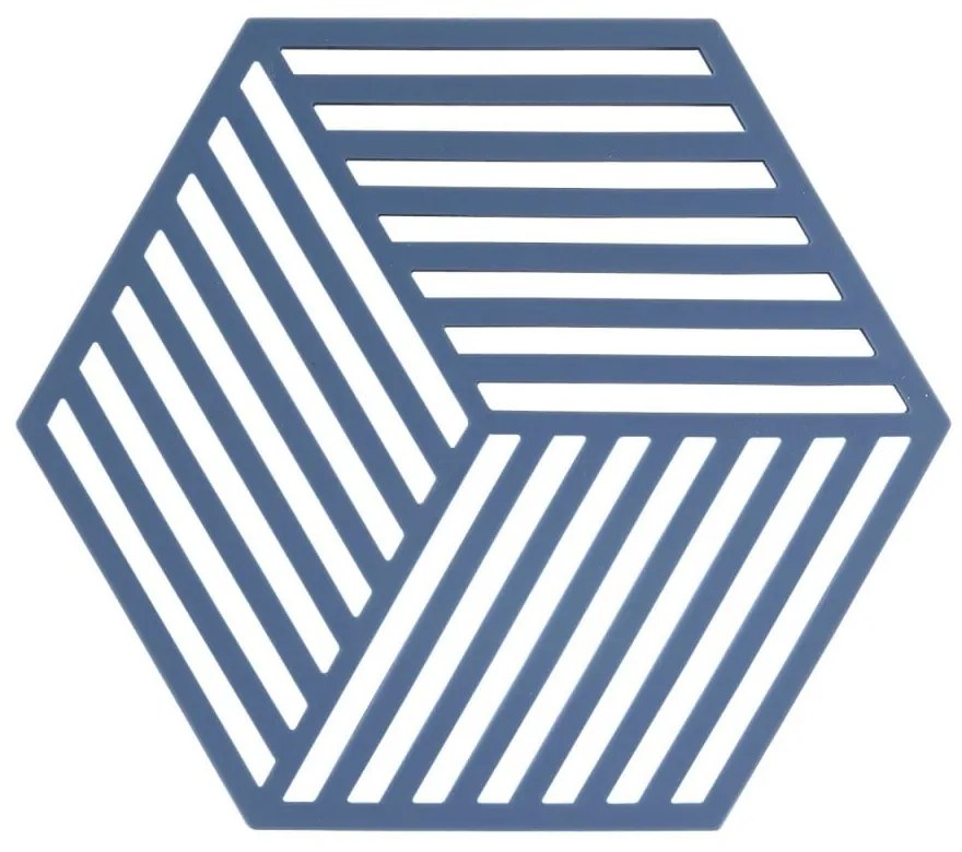 Geo kék szilikon edényalátét - Zone