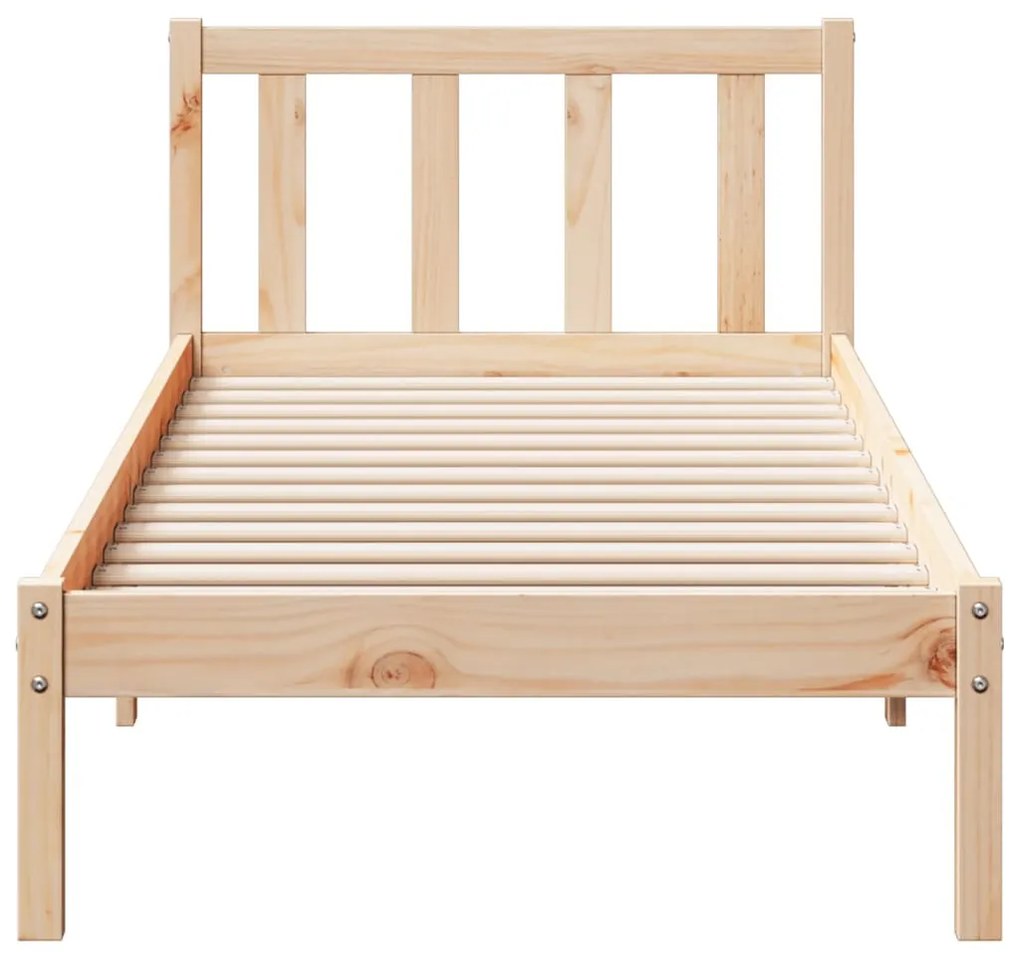 tömör fenyőfa extra hosszú ágykeret matrac nélkül 90 x 220 cm
