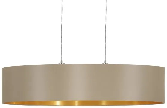 Eglo 31618 - Csillár kötélen MASERLO 2xE27/60W/230V