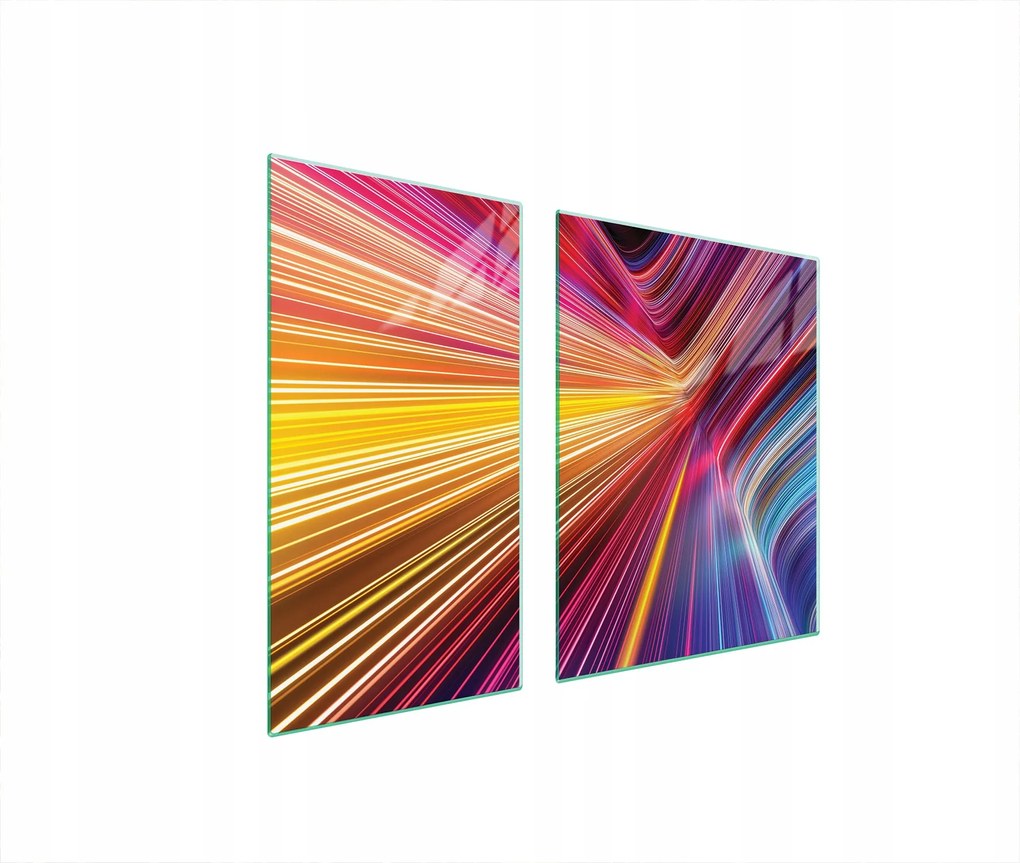 Üveg Tűzhelyvédő Főzőlap 90x52 Színes Edzett Üveg