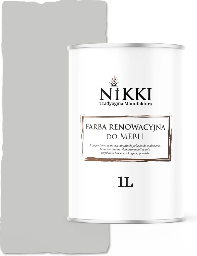 Konyhabútor Festék Szekrény Front Szürke Tejfehér RAL7047 Félmatt 1L