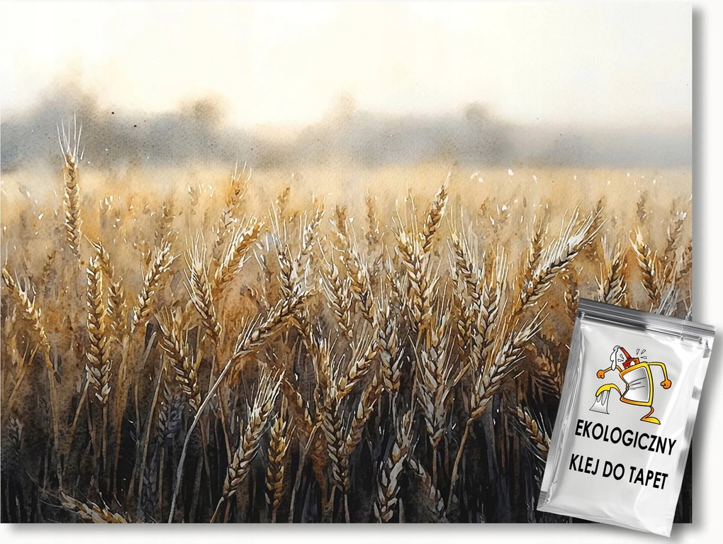 Fotótapéta Flizelina Búzamező Arany Kalászok Gabona Aratás 254x184 ragasztó