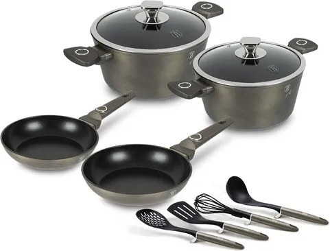 BerlingerHaus 10 részes edénykészlet Crystal Collection (BH/7166)