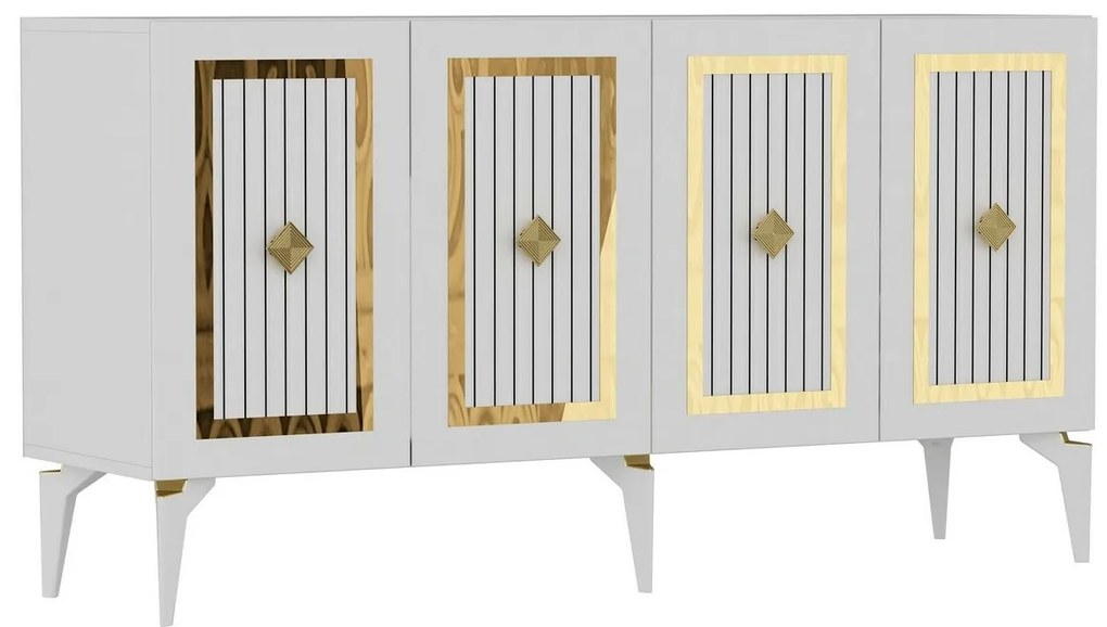 Nora White and Gold szekrény