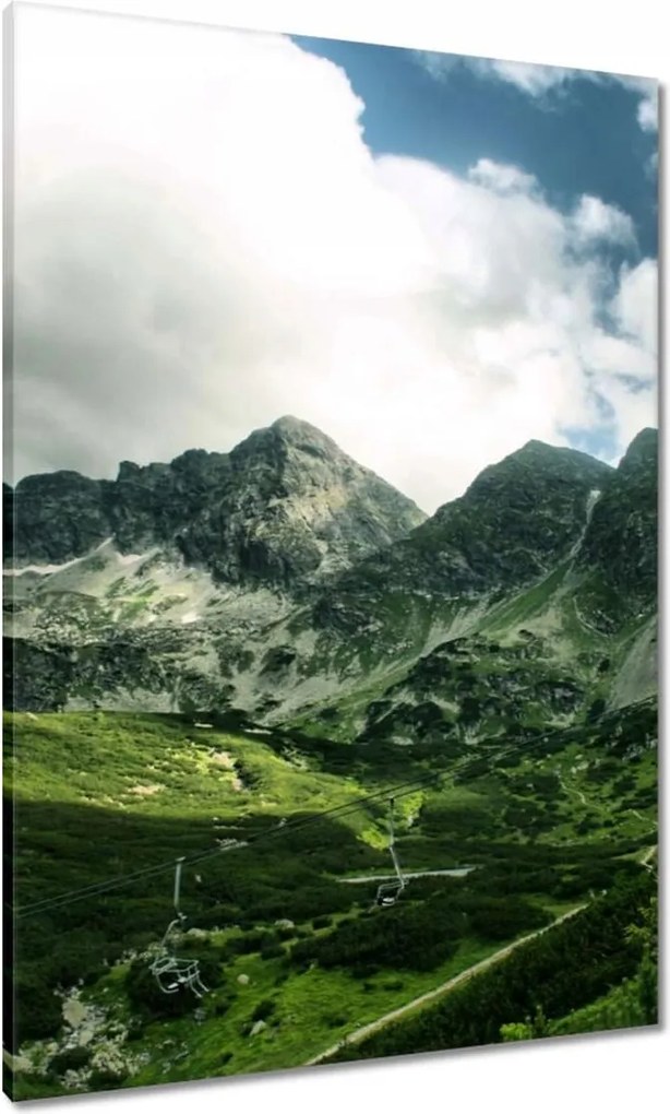 Vászonkép 70x100 Tátra Lengyel hegyek Kilátás