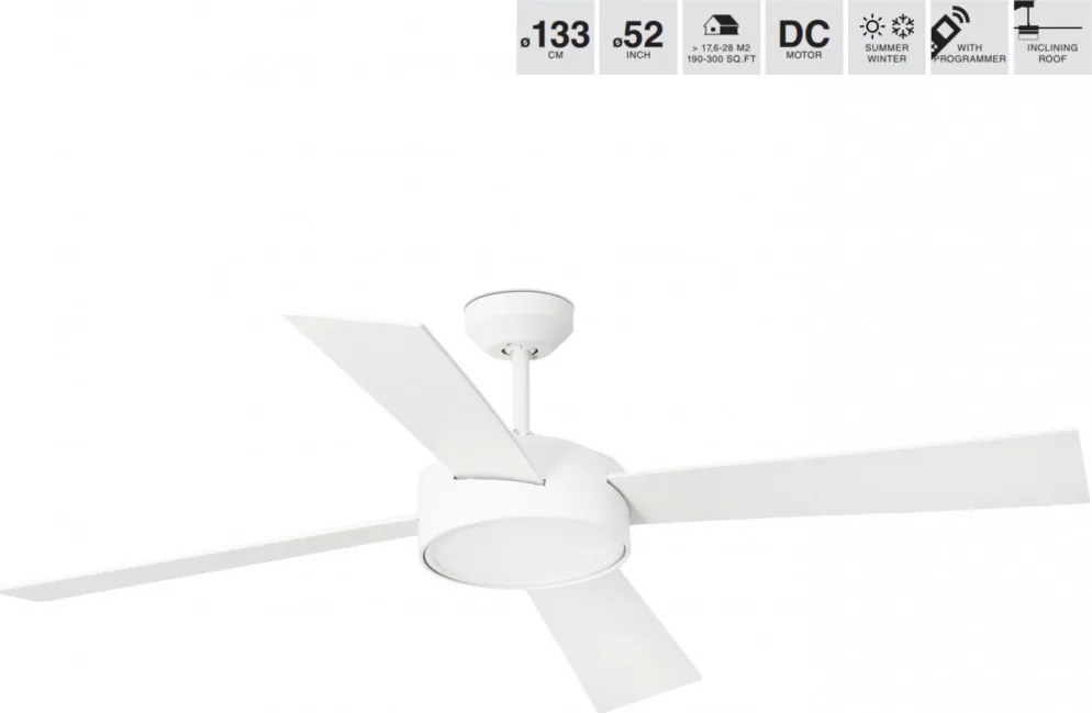 FARO 33726 HÍDRA Ventilátoros lámpa LED IP20