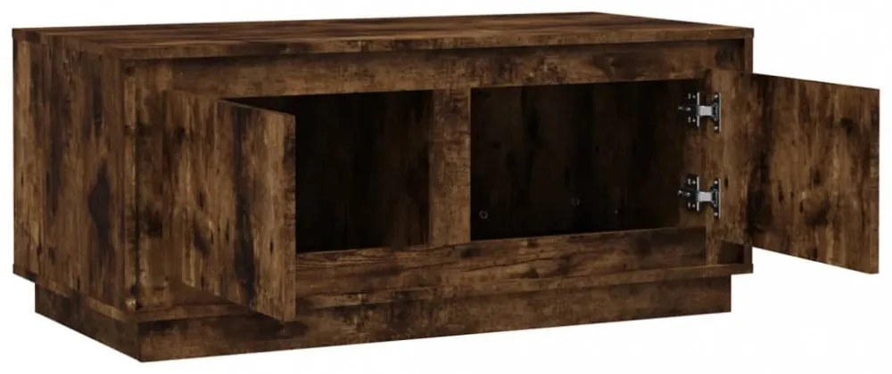 füstös tölgy színű fatermék dohányzóasztal 102x50x44 cm