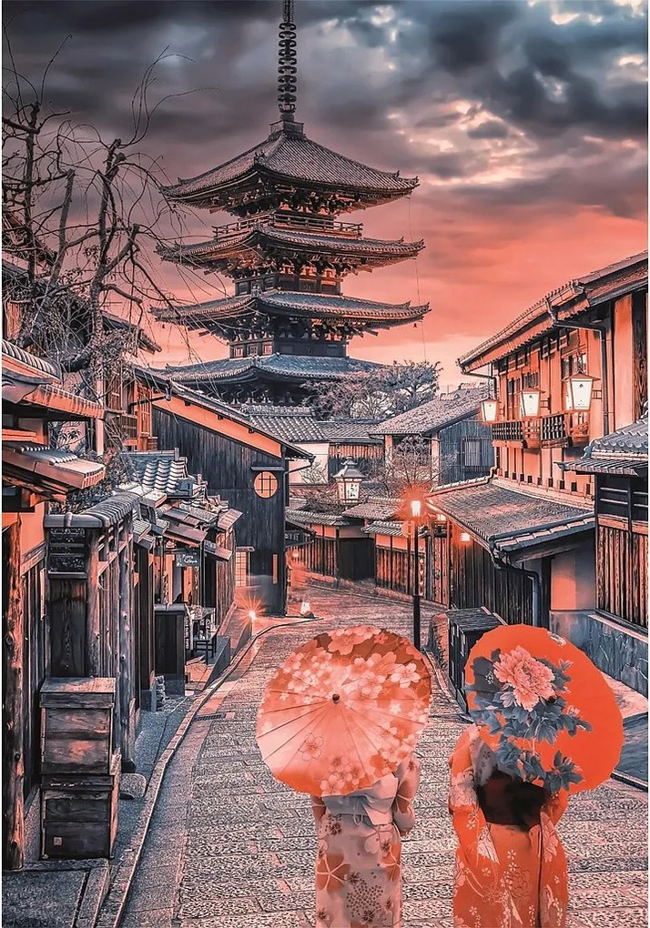Japán Evening in Kyoto 500 db-os Compact puzzle Clementoni