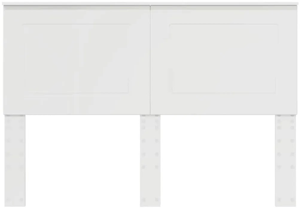 Fejtámla fejtámlával Fényes Fehér 150 cm Faanyag