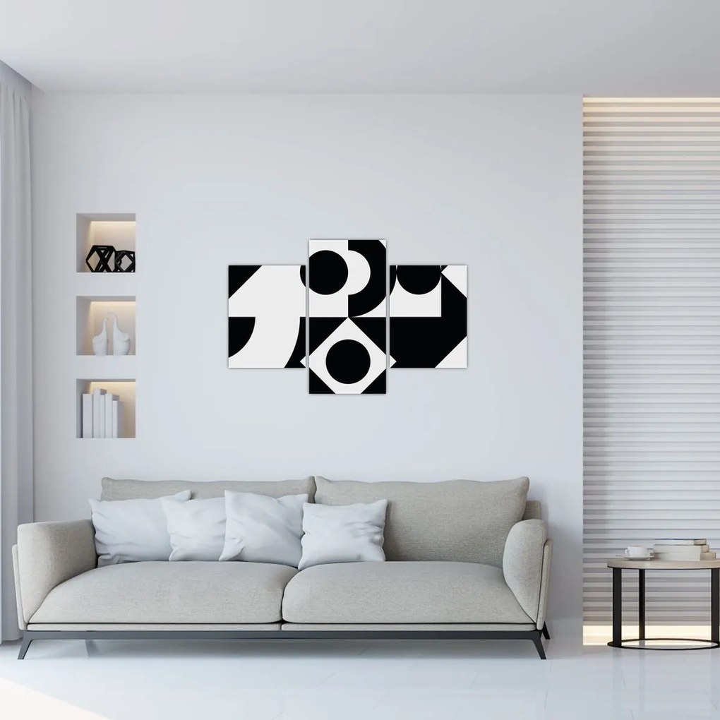 Kép - Geometriai absztrakció N⁰1 (90x60 cm)