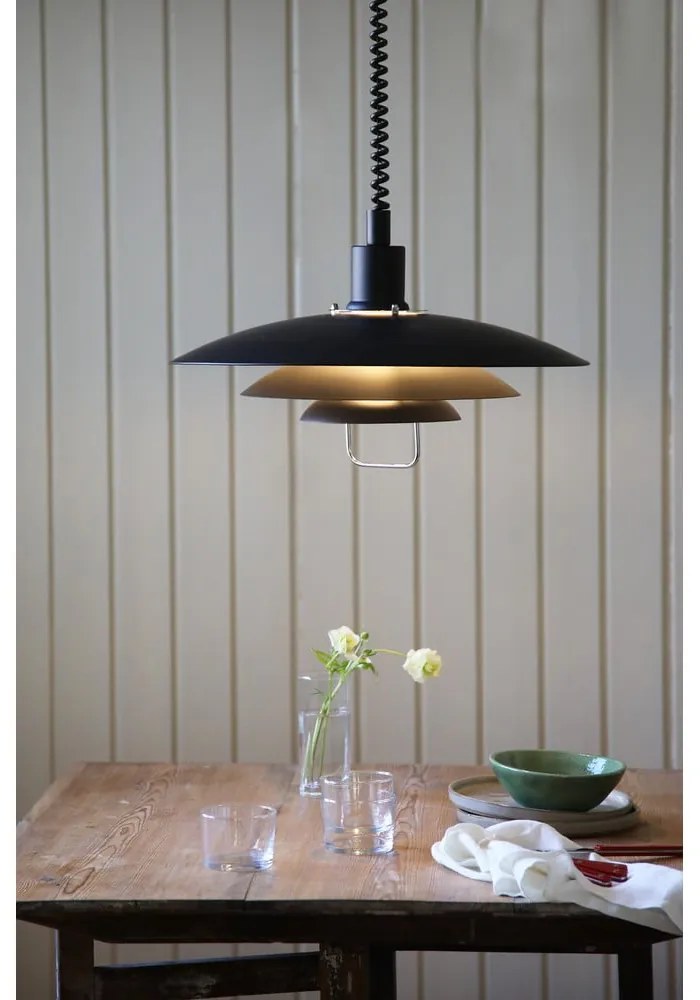 Kikrenes fekete függőlámpa, ø 48 cm - Markslöjd
