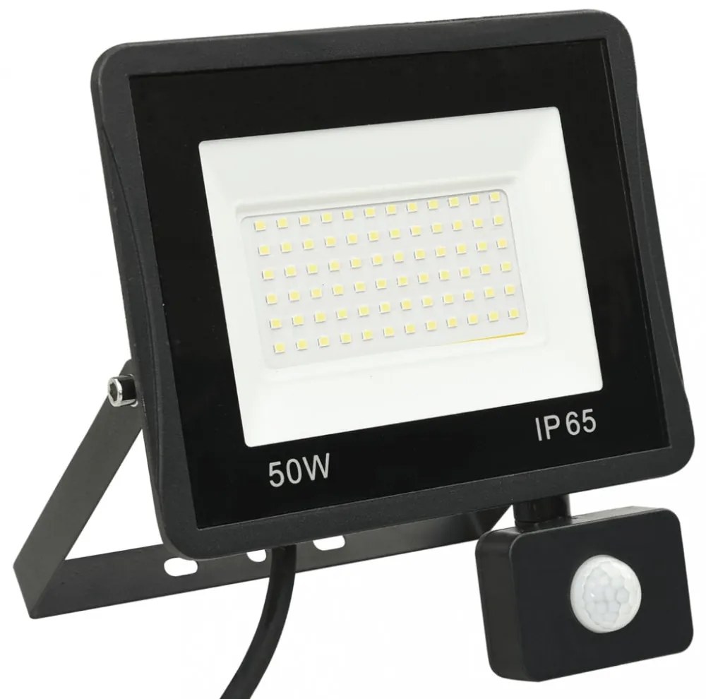 hideg fehér fényű szenzoros LED-reflektor 50 W