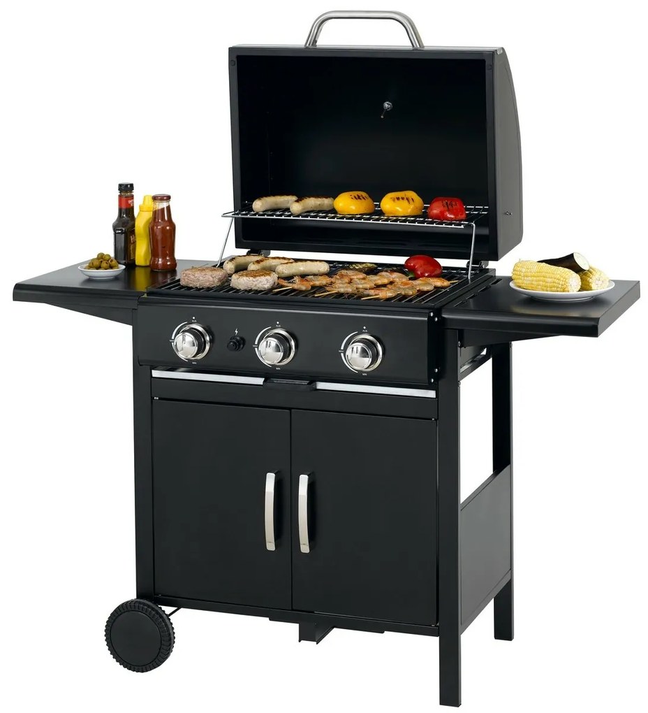 Tepro 3152 Mayfield gázgrill, 3 égő, 127 x 58 x103 cm