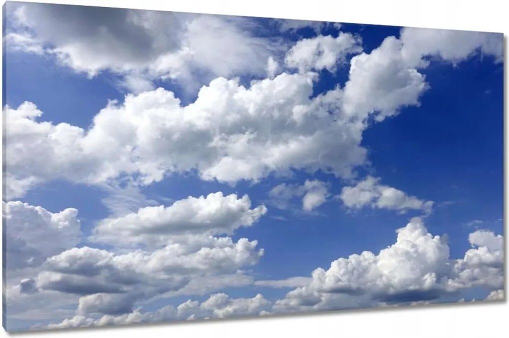 Vászonkép 120x70 Gömbölyű felhők Égbolt