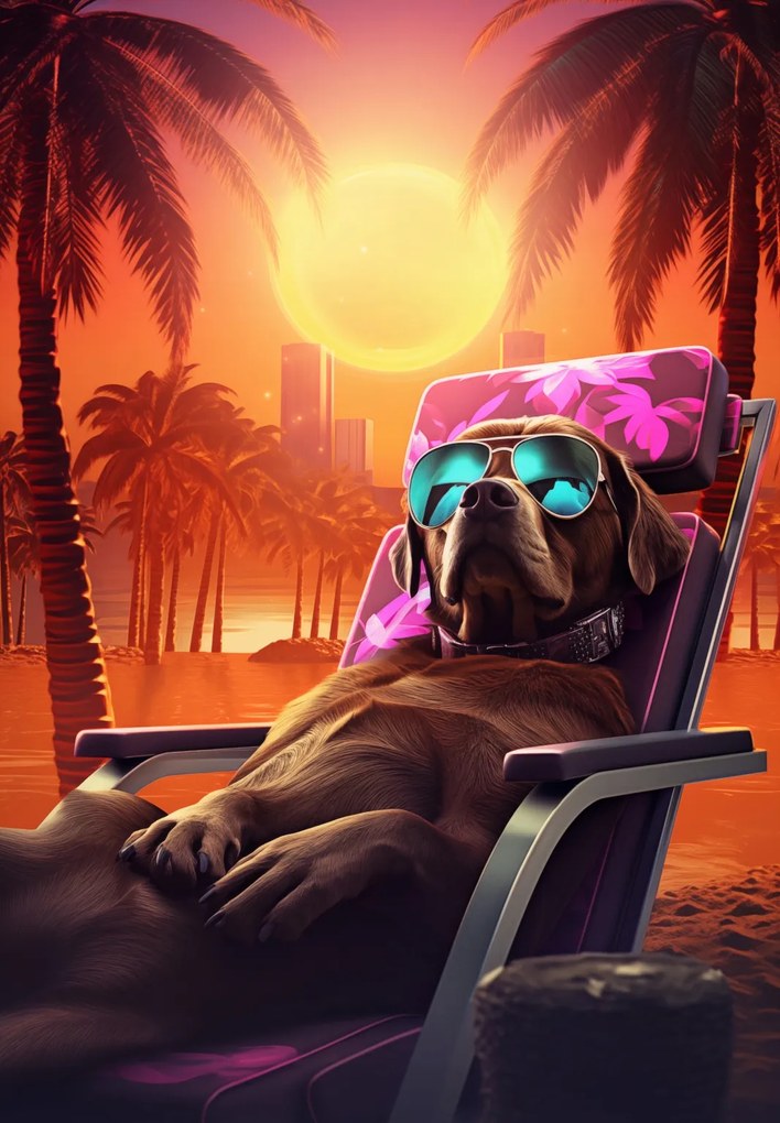 Poszter 68x98cm Nyár stílusosan