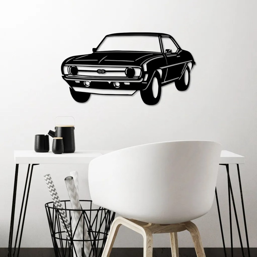Chevrolet fém fali dekoráció, 60×33 cm