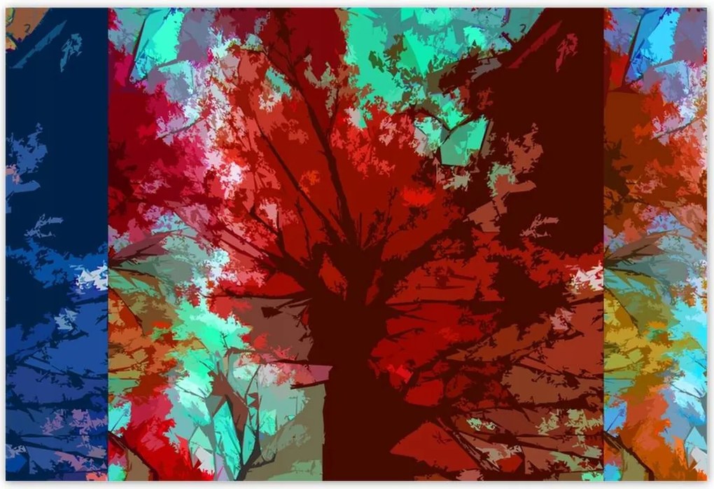 Poszterek 185x125 Őszi absztrakt