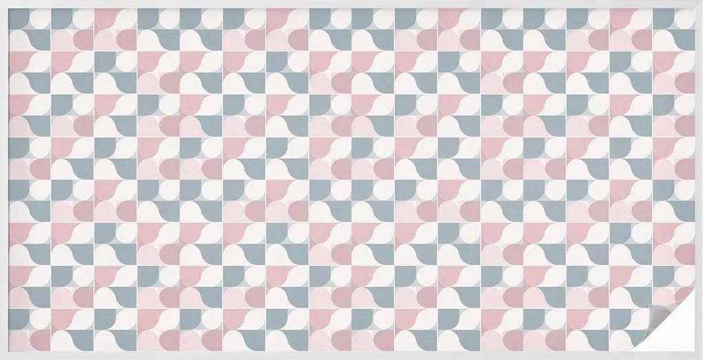 Ablakfólia öntapadós adatvédelem Pasztell minták 200x100