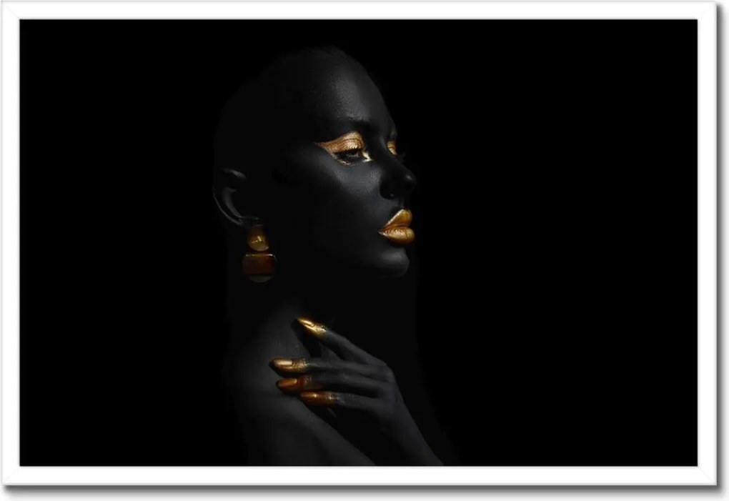 Poszterek keretben 60x40 Arany komolyság