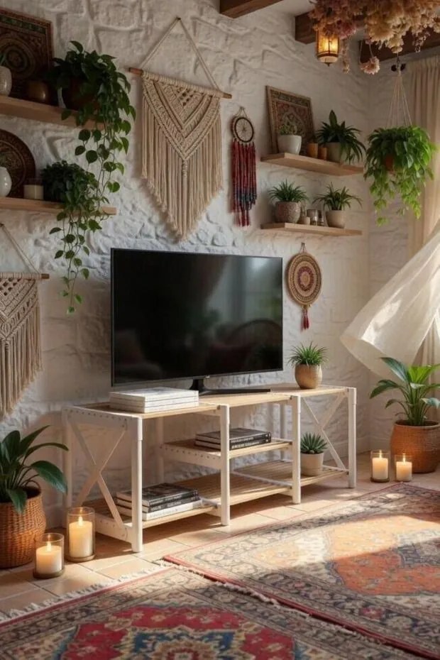 TV-állvány, fehér, 110 cm – TR282PTR1608