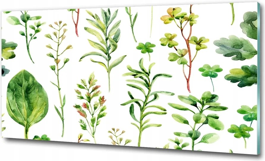 Fotó kép edzett üveg Virágos minta 100x70