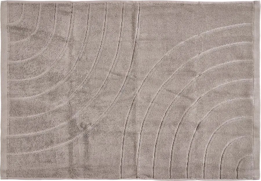 Szürkésbézs frottír pamut törölköző 50x70 cm Time – Zone